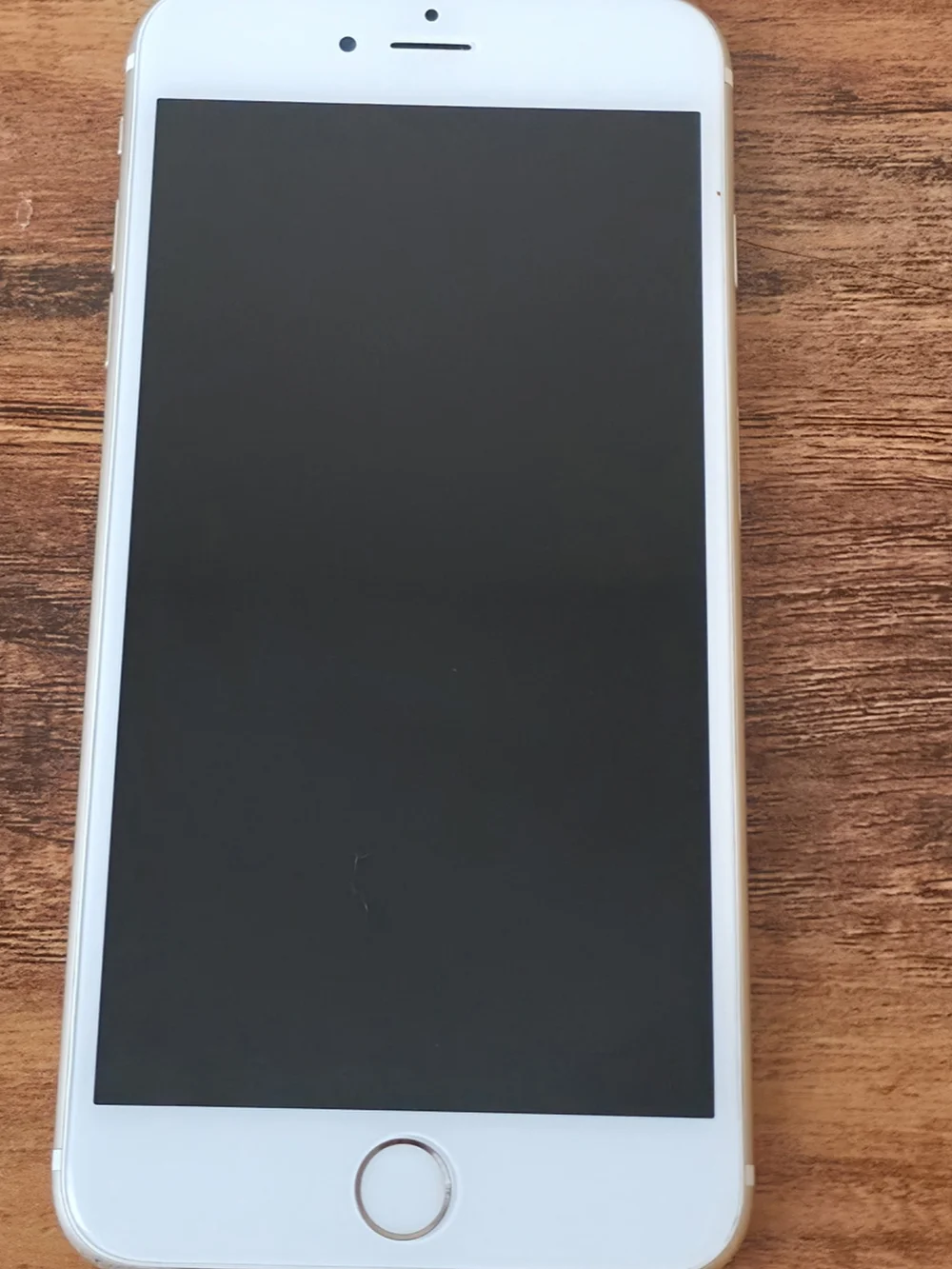 Apple iPhone White Front Gold Frame
